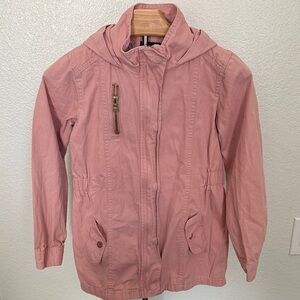 Girl’s Pink Hooded Jacket